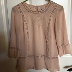 Blush Designed Blouse